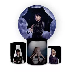 Kit Capa Painel Redondo + Trio Cilindros Decoração... - Loja | Bibi Painéis