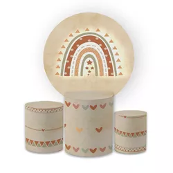 Kit Capa Painel Redondo + Trio Cilindros Decoração... - Loja | Bibi Painéis