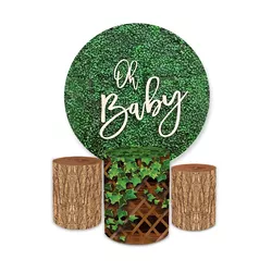 Kit Capa Painel Redondo + Trio Cilindros Decoração... - Loja | Bibi Painéis