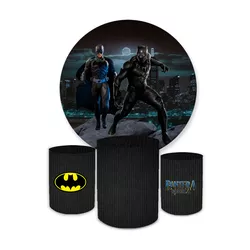 Kit Capa Painel + Trio Cilindros Pantera Negra e B... - Loja | Bibi Painéis