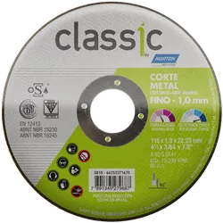 Disco De Corte 115x1,0x22,22mm - Norton - Bond Tintas