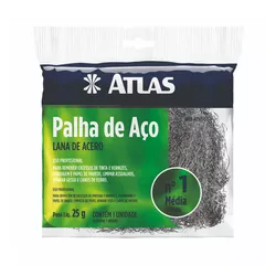 Palha de Aço Média N 01 Atlas - CACIFE