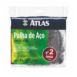Palha de Aço Grossa N 02 Atlas - CACIFE