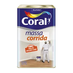 Massa Corrida Branco 25Kg Coral - CACIFE