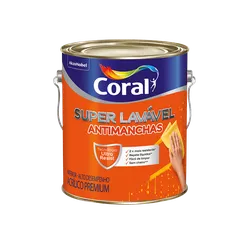 Tinta Super Lavável Antimanchas 3,6L Eggshell Cora... - CACIFE