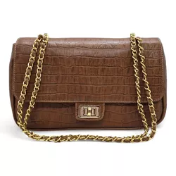 Bolsa Corrente Croco - BCC - Calçados Em Casa