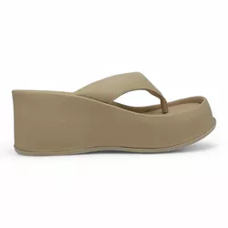 Chinelo Flat Creme - BC - Calçados Em Casa