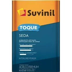 Tinta Acrílica Toque de Seda Branco Suvinil 18 lit... - Casa Costa Tintas