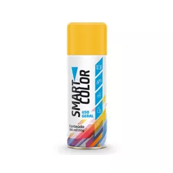SPRAY USO GERAL BRILHANTE AMARELO SMART COLOR - Casa do Viana