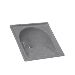 TANQUE SINTETICO SIMPLES CINZA 60X60CM RORATO - CASAITAL
