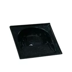 TANQUE SINTETICO SIMPLES PRETO 60X60CM RORATO - CASAITAL