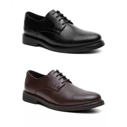 Kit 2 Pares Sapato Masculino Casual Derby Couro -... - Centuria Calçados