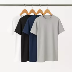 Kit 4 Camisetas Básicas Feminina - Cores - KIT4-CA... - CHIELLA