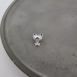 SEPARADOR GATINHO COM LACINHO CRAVEJADO - 25785 - C Martiniano Joias