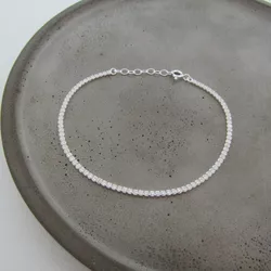 Pulseira Riviera Zircônia Cristal Com Extensor - ... - C Martiniano Joias
