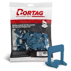 Espaçador Nivelador 1,0mm Cortag 61334 Pacote 50 P... - Cortag Pro