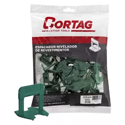 Espaçador Nivelador Eco 2,0mm com 50 Unidades Cort... - Cortag Pro
