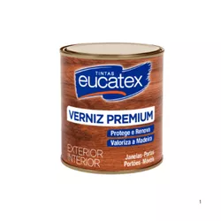 Verniz Natural Brilhante Maritimo 225ml - EUCATEX - CONSTRUTINTAS