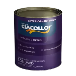 Tinta Esmalte Sintético Brilhante 900ml - CIACOLLOR - CONSTRUTINTAS