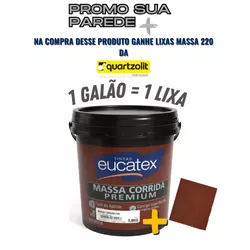 Massa Corrida 5,8kg - EUCATEX - CONSTRUTINTAS