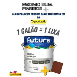 Massa Corrida 5,6kg - FUTURA - CONSTRUTINTAS