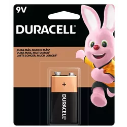 Bateria 9V Duracell Alcalina - COPEL ELETRONICA