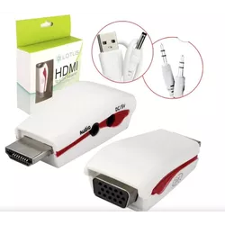 Conversor de HDMI para VGA Fêmea com Áudio - COPEL ELETRONICA