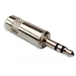 Plug P2 Stereo Metálico Profissional Níquel - COPEL ELETRONICA