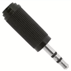 Plug P2 Stereo Plástico Preto - COPEL ELETRONICA