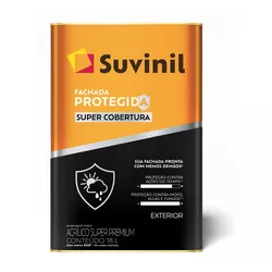 FACHADA PROTEGIDA SUPER COBERTURA BRANCO 18L SUVIN... - Corante Tintas