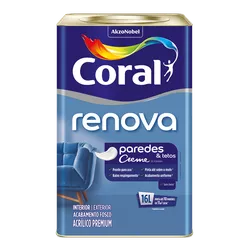 RENOVA PAREDE FOSCO AREIA 16,00L CORAL - Corante Tintas