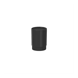 Porta Algodão Bold Fechado Preto - Martiplast - Cores Vivas Home Center