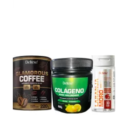 Kit Colageno Limão Laranja Moro E Glamorous Coffee - DELUXE 