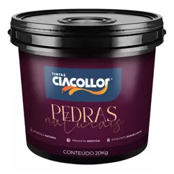 TEXTURA PEDRAS NATURAIS POLAR 20KG - DEPOSITO CENTRAL 