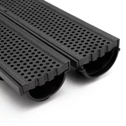 GRELHA FURADINHA E SUPORTE COLETOR PRETO 10 CM - G... - Docvi Distribuidora