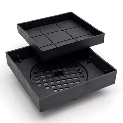 RALO INVISIVEL QUADRADO 11X11 PRETO - ALC-RD100PRE... - Docvi Distribuidora
