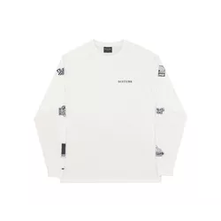Record Labels Long Sleeve Disturb Off White - 4747 - DREAMS SKATESHOP