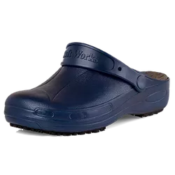 Babuche Antiderrapante BB90 Azul Marinho Soft Work... - Duck Custom EPI