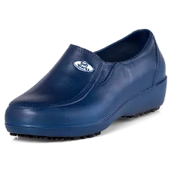 Sapato Feminino Antiderrapante BB95 Azul Marinho S... - Duck Custom EPI