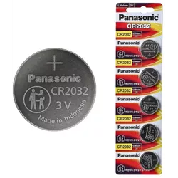 Bateria CR2032 3V Panasonic - Cartela com 5un. - Eletrônica Faria