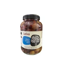 AZEITONA PRETA BLACK OLIVES SATIVA G 1KG - Empório Grego