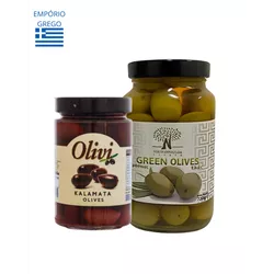 AZEITONAS NIKOLOPOULOS - AZEITONA KALAMATA & AZEIT... - Empório Grego