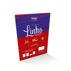 PAPEL LINHO A4 180G 50FLS - MT103010 - PARÁ SUPRIMENTOS