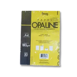 PAPEL A4 OPALINE BRANCO 180G PCT.50 FLS [CX.10PCT]... - PARÁ SUPRIMENTOS