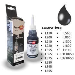 TINTA EPSON T544, T664, T504 CORANTE PROTOINK PRET... - PARÁ SUPRIMENTOS