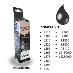 TINTA EPSON PIGMENTADA PROTOINK BLACK 100ML REF. E... - PARÁ SUPRIMENTOS