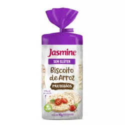 BISCOITO ARROZ MULTIGRAOS SEM GLUTEN JASMINE 90 G - PADRÃO FONZAR