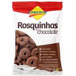 ROSQUINHA CHOCOLATE LOWÇUCAR ZERO AÇUCAR 150 G - PADRÃO FONZAR