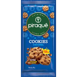 COOKIES PIRAQUE BAUNILHA 480 G ( DP 12X40 G ) - PADRÃO FONZAR