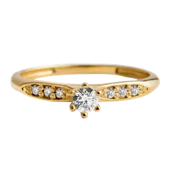 Anel Cosmos 18K Noivado - COS-18K - Gerlu Joias